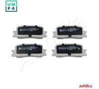 REAR AXLE 5102216 BRAKE PAD SET, DISC BRAKE FITS TOYOTA CAMRY SALOON 2.4