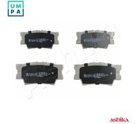 Brake pads Rear Axle 51-02-218 ASHIKA for TOYOTA LEXUS