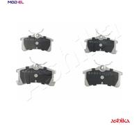 ASHIKA 51-02-219 Brake Pad Set, disc brake for TOYOTA