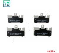 ASHIKA 51-02-222 Brake Pad Set, disc brake for LEXUS