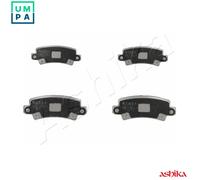 ASHIKA 51-02-257 Brake Pad Set, disc brake for TOYOTA