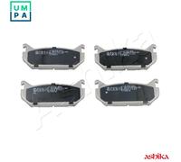 Brake pads Rear Axle 51-03-307 ASHIKA for MAZDA FORD USA