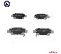 Brake pads Rear Axle 51-04-400 ASHIKA for HONDA CR-V III CR-V IV