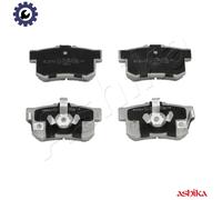 Brake pads Rear Axle 51-04-445 ASHIKA for HONDA CR-V III CR-V IV STREAM FR-V