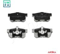 Brake pads Rear Axle 51-04-445 ASHIKA for HONDA CR-V III CR-V IV STREAM FR-V