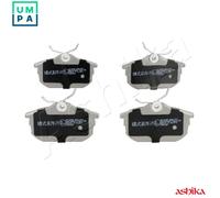 51-05-507 REAR AXLE BRAKE PAD SET, DISC BRAKE ASHIKA