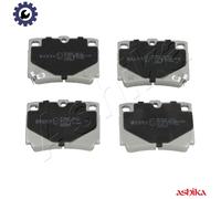 Brake pads Rear Axle 51-05-592 ASHIKA for MITSUBISHI CHALLENGER / SHOGUN SPORT I