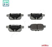 ASHIKA 51-08-801 Brake pad set