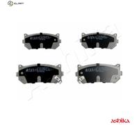 Brake pads Rear Axle 51-0K-K00 ASHIKA for KIA CLARUS SHUMA Saloon SHUMA I