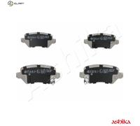 ASHIKA 51-0K-K12 Brake Pad Set, disc brake for CHEVROLET,KIA,OPEL