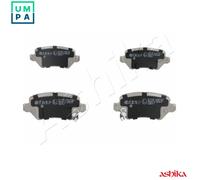 Brake pads Rear Axle 51-0K-K12 ASHIKA for OPEL KIA CHEVROLET