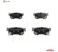 ASHIKA 51-0S-S01 Brake pad set