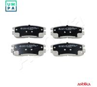 Brake pads Rear Axle 51-0W-W04 ASHIKA for OPEL CHEVROLET