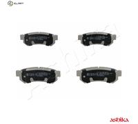 ASHIKA 51-0W-W07 Brake pad set