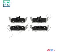 Brake pads Rear Axle 51001 JAPKO for JEEP GRAND CHEROKEE III GRAND CHEROKEE IV