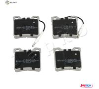 Brake pads Rear Axle 510616 JAPKO for PEUGEOT MERCEDES-BENZ
