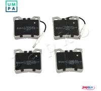 Brake pads Rear Axle 510616 JAPKO for PEUGEOT MERCEDES-BENZ