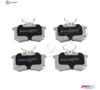 Brake pads Rear Axle 510903 JAPKO for SEAT SKODA VW AUDI