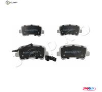 Brake pads Rear Axle 51108 JAPKO for OPEL RENAULT NISSAN