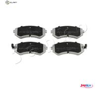 Brake pads Rear Axle 51137 JAPKO for NISSAN ALMERA Hatchback ALMERA I