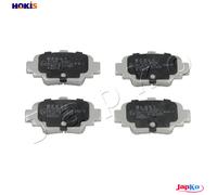Brake pads Rear Axle 51197 JAPKO for NISSAN MICRA II