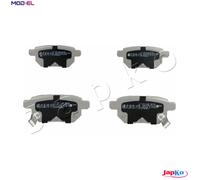 Brake pads Rear Axle 51214 JAPKO for TOYOTA ASTON MARTIN SUBARU