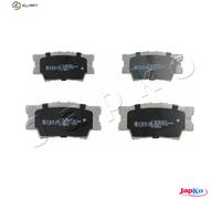 Brake pads Rear Axle 51218 JAPKO for TOYOTA LEXUS