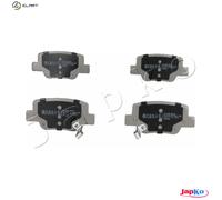 Brake pads Rear Axle 51224 JAPKO for TOYOTA VERSO