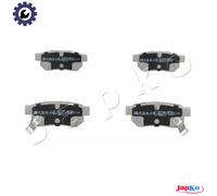 Brake pads Rear Axle 51404 JAPKO for ROVER HONDA LOTUS MG