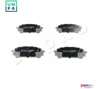 Brake pads Rear Axle 51703 JAPKO for SUBARU IMPREZA Estate IMPREZA Saloon