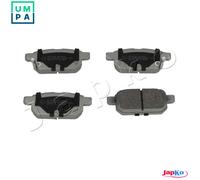 Fits JAPKO 51801 BRAKE PAD SET, DISC BRAKE