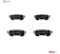 Brake pads Rear Axle 51W07 JAPKO for CHEVROLET DAEWOO