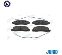 Jurid Brake Pad Set 571306J - Disc Brake - Fits Renault, Fiat, Opel, Vauxhall