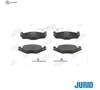 Brake pads 571317J JURID for VW SEAT