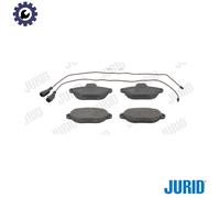 BRAKE PAD SET DISC BRAKE 571523J FOR FIAT 176B1.000/B4.000 1.2L 4cyl PUNTO