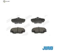 Jurid Brake Pad Set 571526D - Disc Brake for ALPINE, Dacia, Lada, Peugeot, Renault