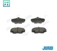 Jurid Brake Pad Set 571526D - Disc Brake for ALPINE, Dacia, Lada, Peugeot, Renault