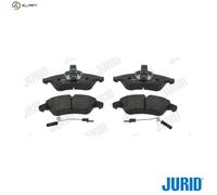 Brake pads 571844J JURID for MERCEDES-BENZ VW