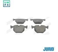 Jurid Brake Pad Set 571918J – Disc Brake, Compatible with BMW, Audi, Land Rover, Renault