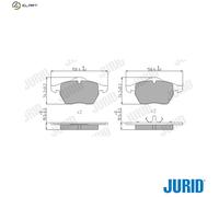 JURID 571935J Brake pad set