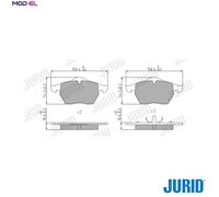 JURID 571935J Brake pad set