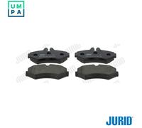 Jurid Brake Pad Set 571950J Disc Brake for Mercedes-Benz, VW, Puch