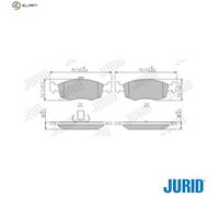 New Brake Pad Set, disc brake for FIAT:ALBEA,PETRA,SIENA,LINEA,PALIO 9948131