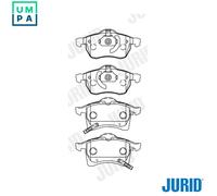 Brake pads 571975J JURID for OPEL ASTRA H Estate ASTRA G Hatchback ASTRA H Van