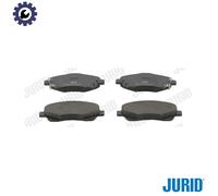 Jurid Brake Pad Set 572485J – Front Disc Pads for Toyota Avensis, Corolla Verso (97–09)