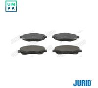 Jurid Brake Pad Set 572485J – Front Disc Pads for Toyota Avensis, Corolla Verso (97–09)