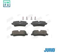 Jurid Brake Pad Set 572522J - Disc Brake for Land Rover LR3 LR4 Discovery IV Range Rover Sport I