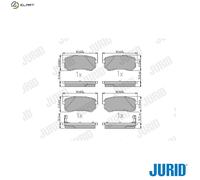BRAKE PAD SET DISC BRAKE 572527J FOR HYUNDAI KIA D3FA 1.1L G3LA 1.0L 3cyl i10