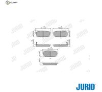 BRAKE PAD SET DISC BRAKE 572549J FOR KIA D4CB 2.5L G4JS 2.4L 4cyl SORENTO I 3.8L
