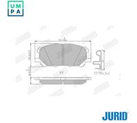 JURID 572562J Brake pad set